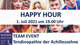 HAPPY HOUR - TEAM-EVENT Tendinopathie der Achillessehne