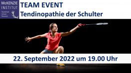 HAPPY HOUR - TEAM-EVENT Tendinopathie der Schulter