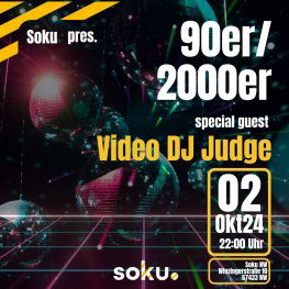 90er / 2000er Party mit VIdeo DJ Judge