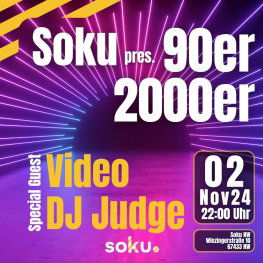 90er / 2000er Party mit VIDEO DJ JUDGE